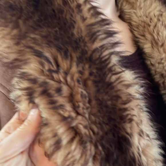 Penny Lane S 🐑 Saks 5th Avenue Sheepskin vintage coat shearling leather wool - Picture 6 of 16